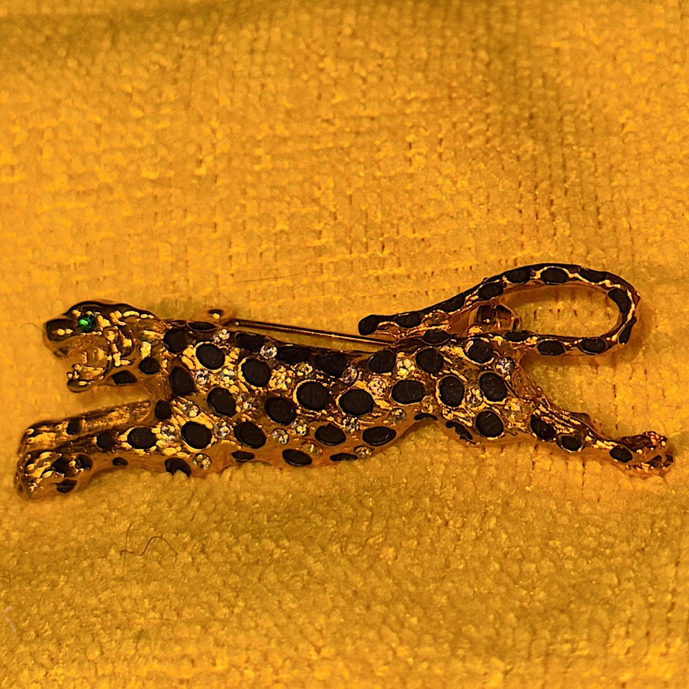 Vintage Cheetah Brooch